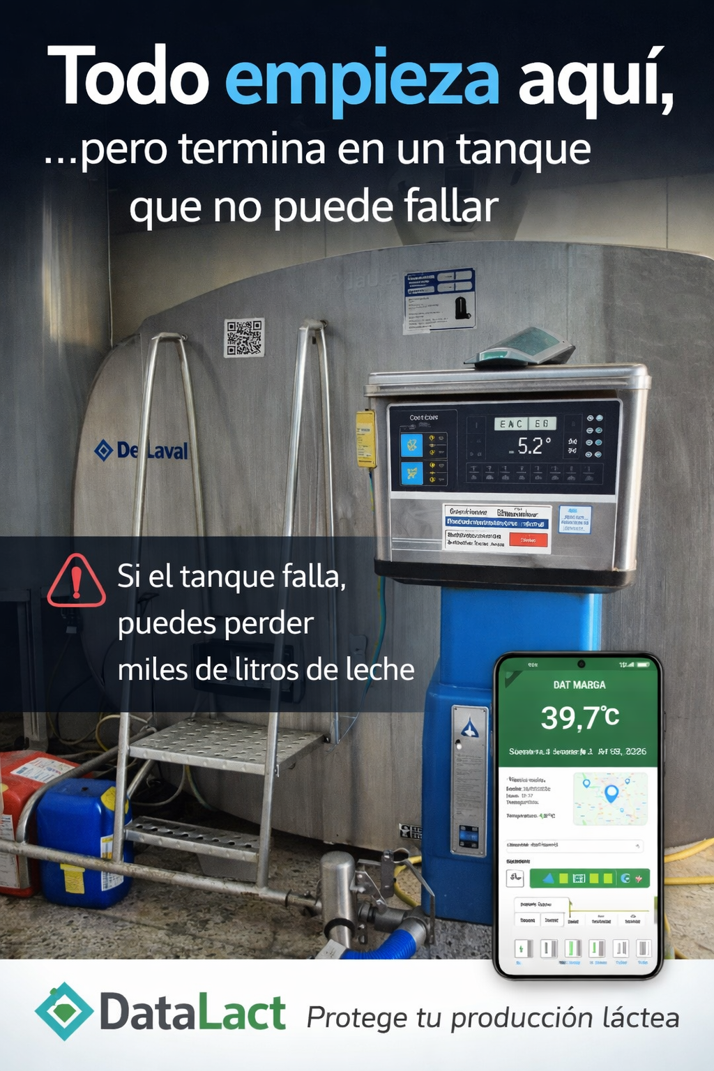 Tu tanque de leche no enfría