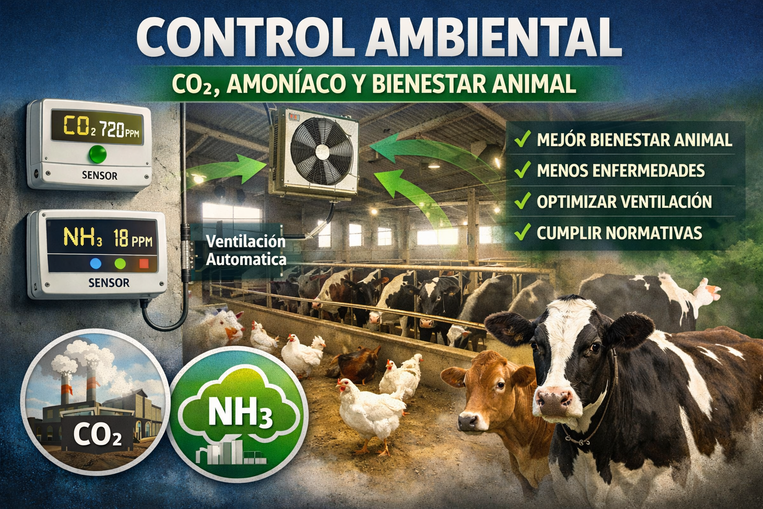 Control ambiental en la ganadería