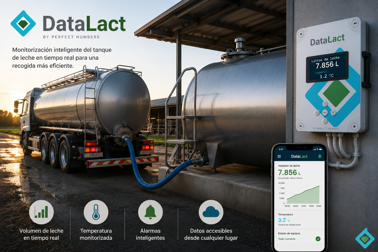 DataLact contador de litros DataLact contador de litros